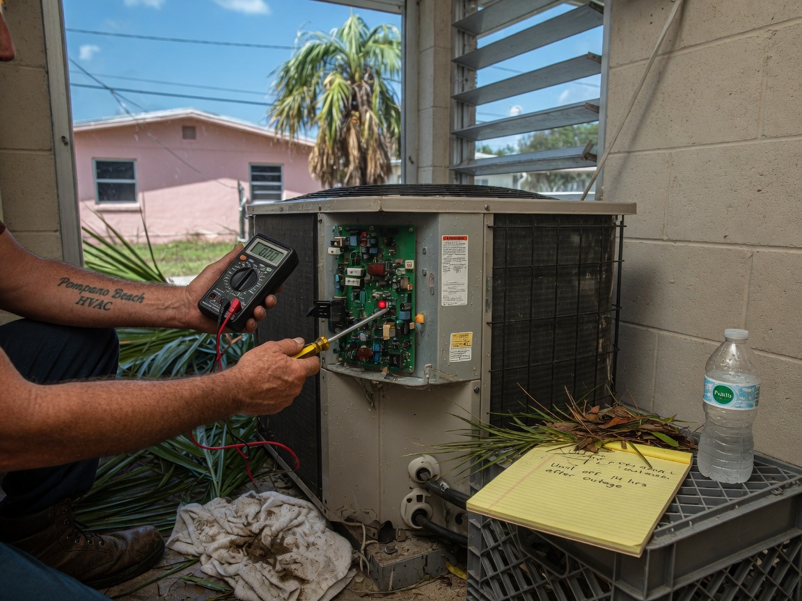 How to Reset Your Air Conditioner After a Summer Storm Outage