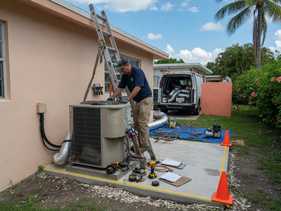 Central AC Installation in Pompano Beach, FL